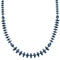 Genuine Sterling Silver Hematite Bead Necklace DX117693